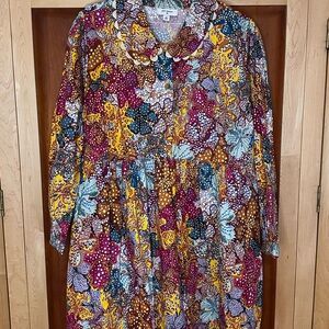 Kika Vargas Multicolor Patterned Dress